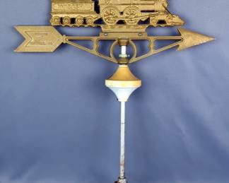 Wabash Railroad Engine Weathervane