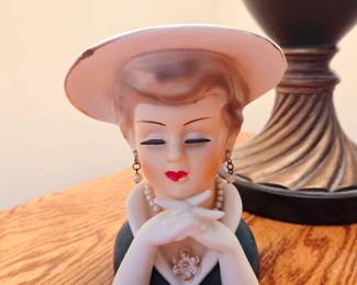 Vintage lady vase