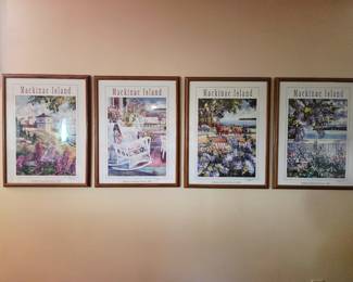 1990s Mackinac Island lilac festival posters