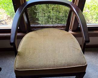 Antique cane back chair