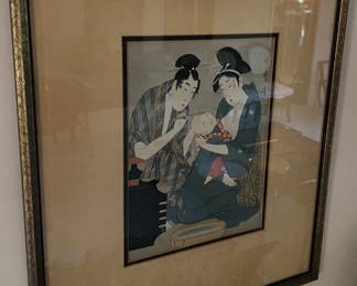 Oriental Woodblock Print