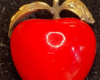 Apple Brooch