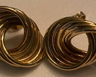 14K Gold Earrings (2.3 Grams)