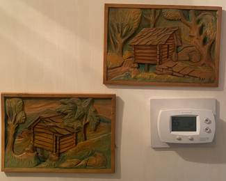 Decorative Carved Wooden Wall Plaques