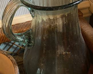 Art Glass Pitcher