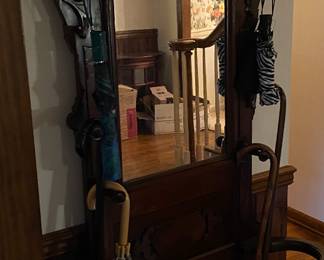 Victorian Eastlake Style Hall Tree