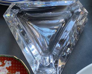 Val St. Lambert Ashtrays