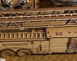 Wood Trick Rescue Firetruck Build
