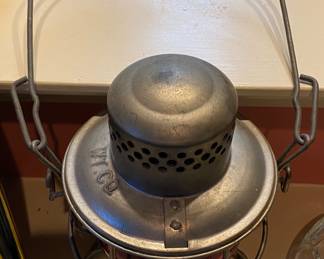 Washington Terminal Railroad Lantern with Ruby Globe