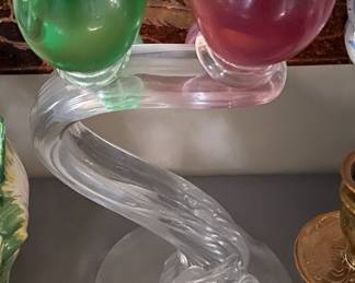 Love Birds Glass Sculpture