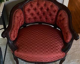 Victorian Style Parlor Chair