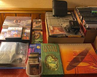 CD's/Cassettes/Records/DVD's