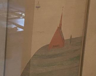 Keiko Minami Signed Etching