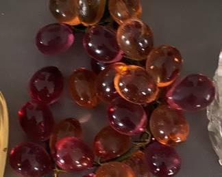 Mid-century Glass Grape Cluster