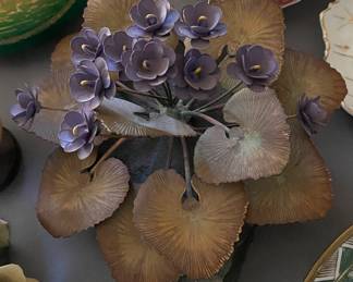 African Violet Sculpture
