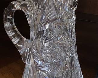 Cut Glass Pitcher