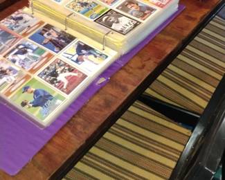 Baseball cards 2 books to view
