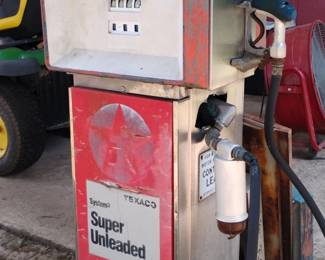 Antique gas pump