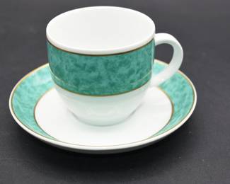 Emeraude cup and saucer set