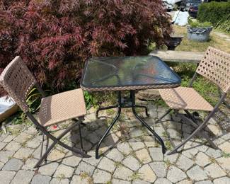 Patio furniture set asking price $75.00 or best offer