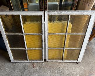 Set of stained glass windows $40.00 or best offer
