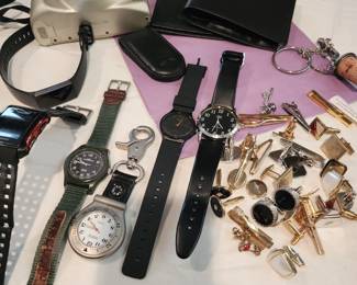 Mens watches, pens & cuff links