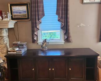 Long wood table