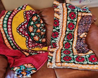 Vintage Mexican blankets