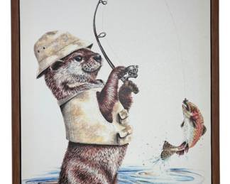 Childrens Fishing Wall Art