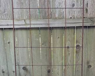 Rustic Metal Trellis