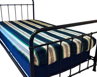 Black Metal Twin Bed