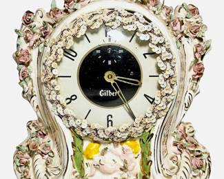 Holland Mold Cherub Clock