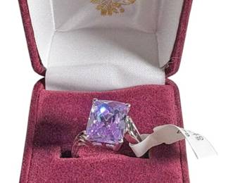 NEW Premier Jewelry Orchid Facet Ring