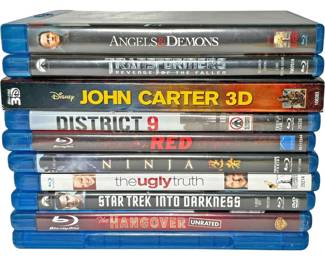 10 Blu Ray Discs