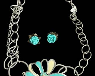 Chunky Turquoise Necklace