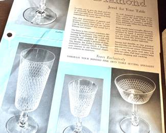 Royal Diamond Crystal Stemware Assorted – Crystal Goblets