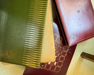 Vintage Leather Photo Scrapbooks – Mid-Century Travel Albums