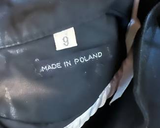 Size 9 clothing made in polan