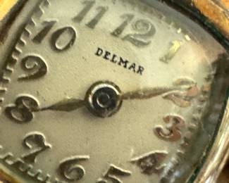 Delmar Ladies Watch with Decorative Band – Collectible Gold-Filled Wristwatch
