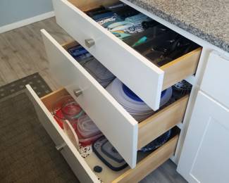 Upper unit: kitchen cabinetry detail