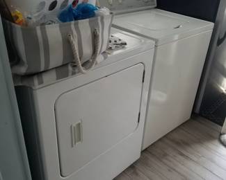 Roper GAS dryer & Amana washing machine