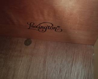 Entertainment cabinet by Lexington Furniture