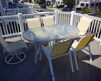 Dining set seats 6