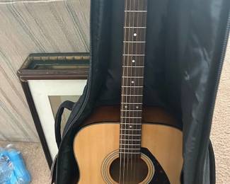 New Yamaha Guitar with case
