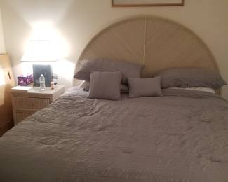King bedroom suite: bed; two nightstands