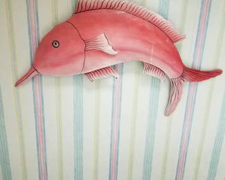 Metal fish decor