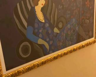 Signed Art Piece By Itzchak Tarkay, Title Is Unknown.