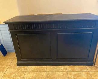Big Bad Black Wooden Bar