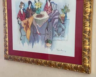 Blissful Moments Signed By Itzchak Tarkay