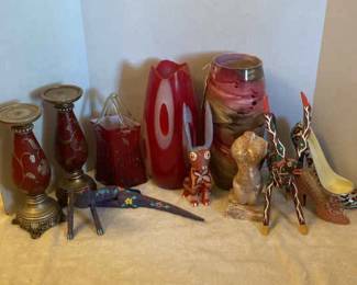 Different Shades Of Red Decor